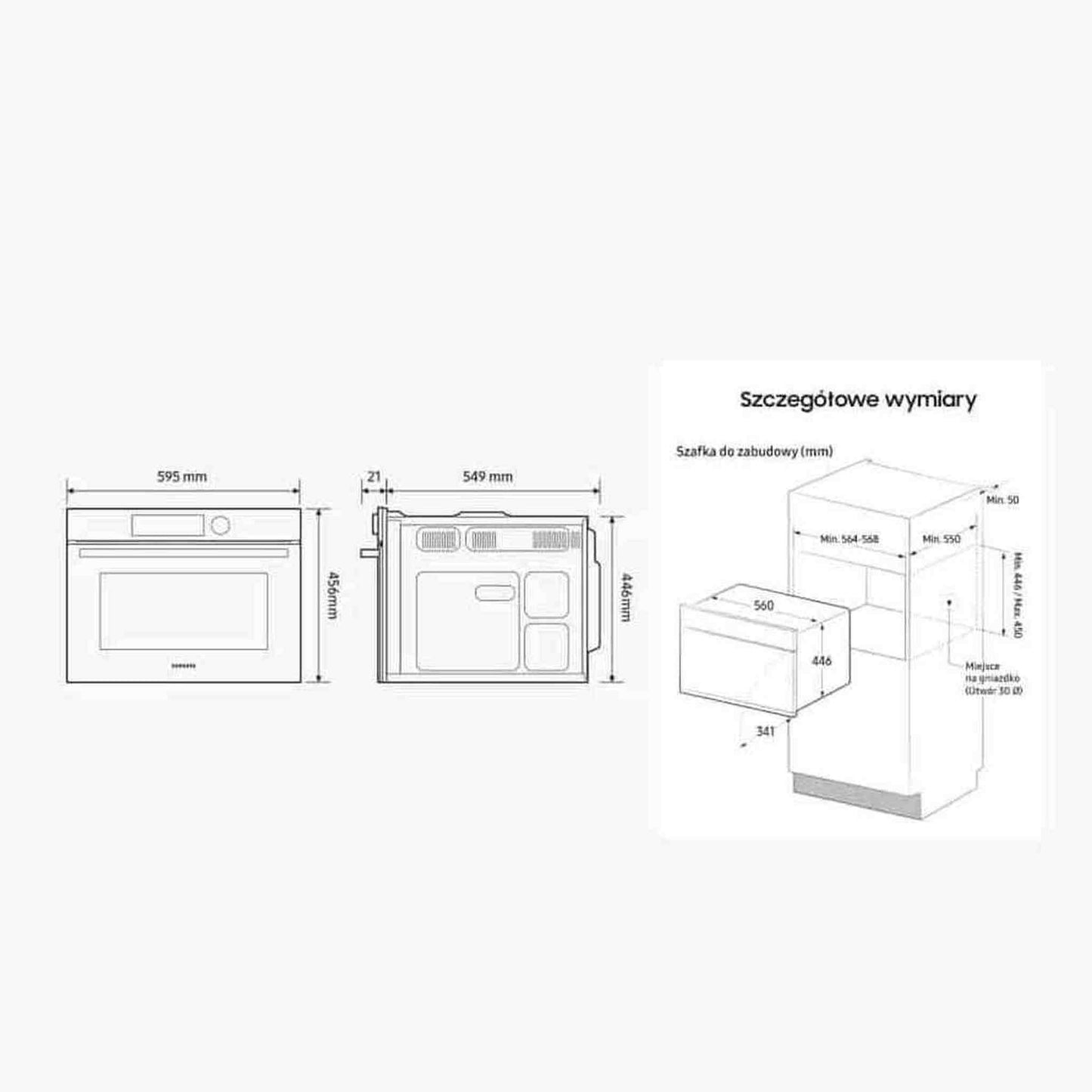 Samsung NQ5B4313GBW - Inbouw magnetron
