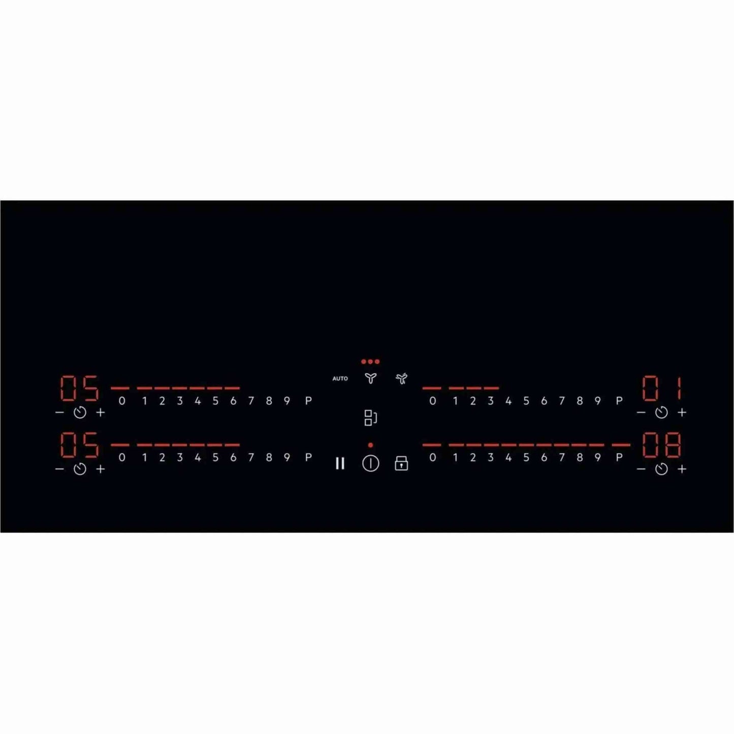 AEG CDE84543CB - Inductie kookplaat - Ingebouwde afzuiging
