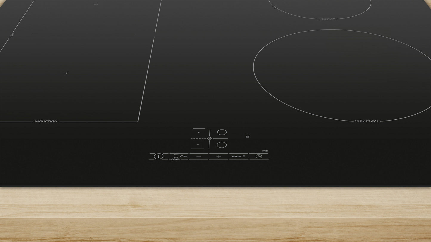 Bosch PVS61RBB5E – Kookplaat – Inbouw – Zwart – Krachtige 6900 Watt – Eenvoudige installatie - Elektro Retail