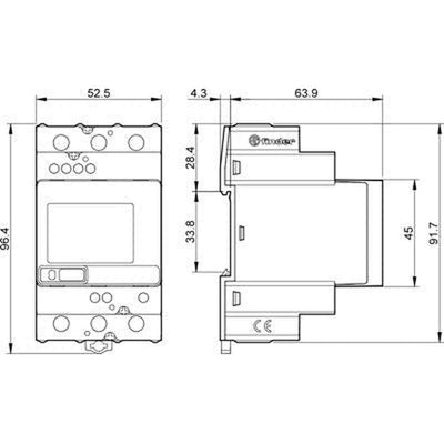Finder 7M.38.8.400.0212 – Elektronische energiemeter – Real-time energieverbruik monitoren
