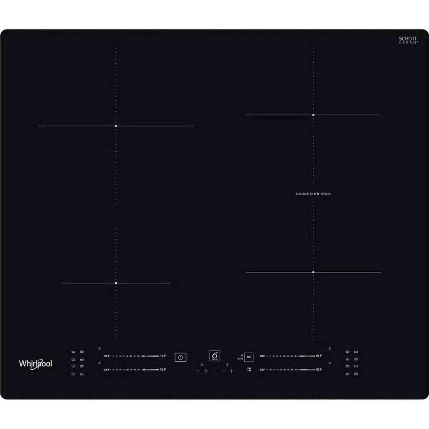 Whirlpool WBS2560 - Inductie kookplaat