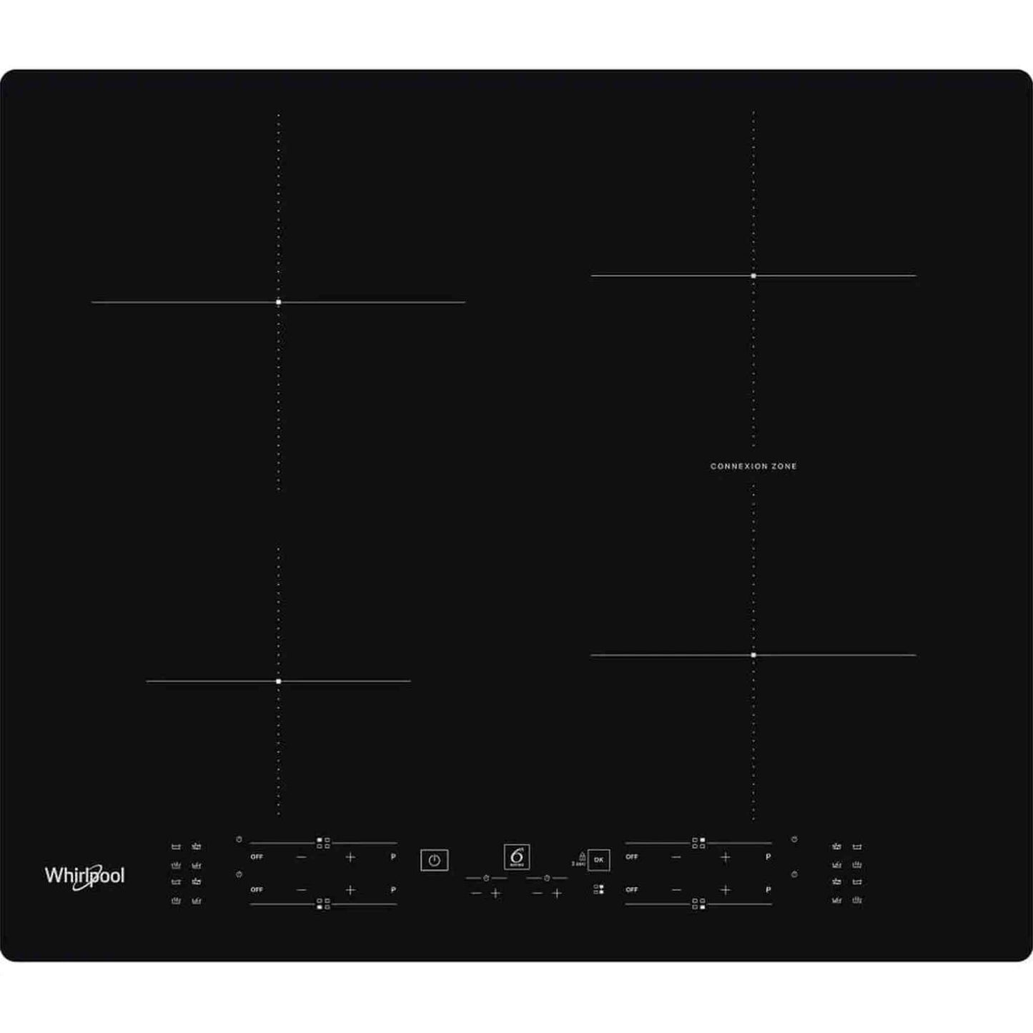 Whirlpool WBB8360NE - Inductie kookplaat