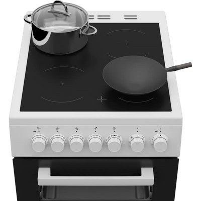 Beko FSM57100GW - Inductie fornuis