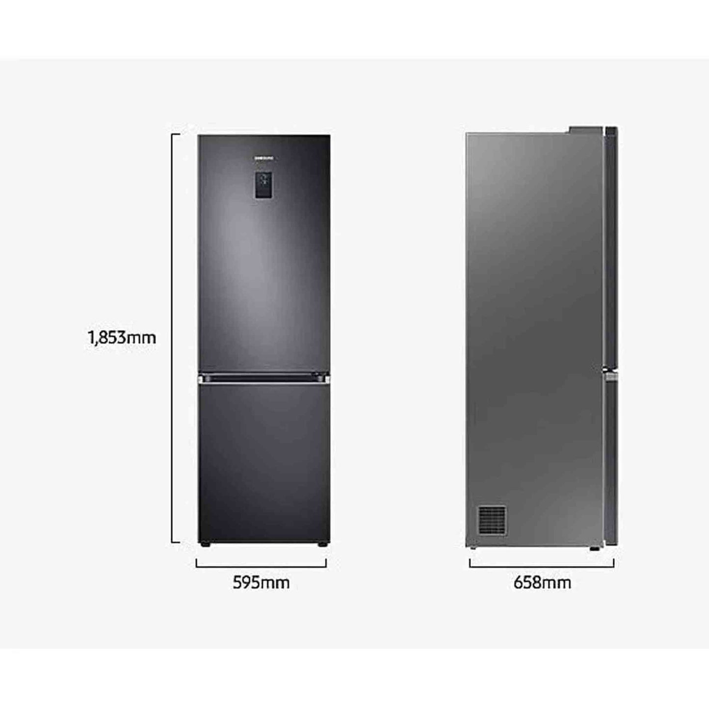 Samsung RB34T674EB1 - Koel-vriescombinatie - No Frost