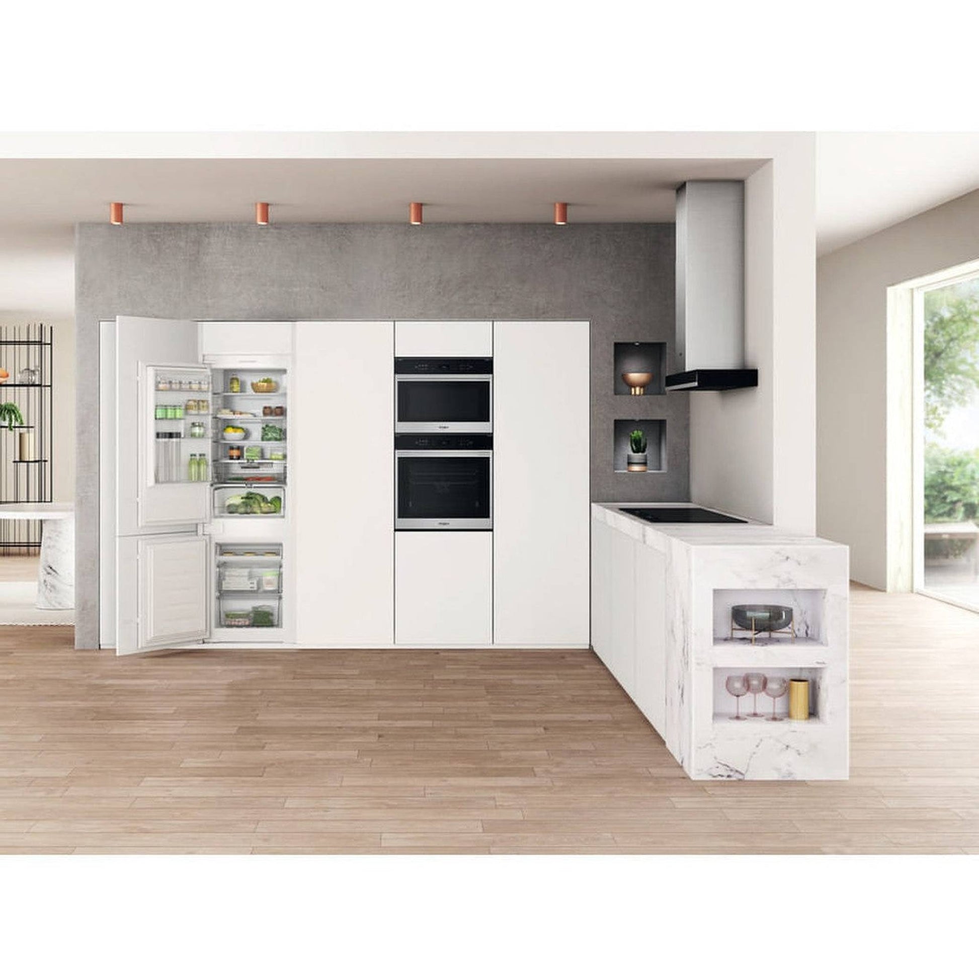 Whirlpool WHC18T141 - Inbouw Koel-vriescombinatie - No Frost