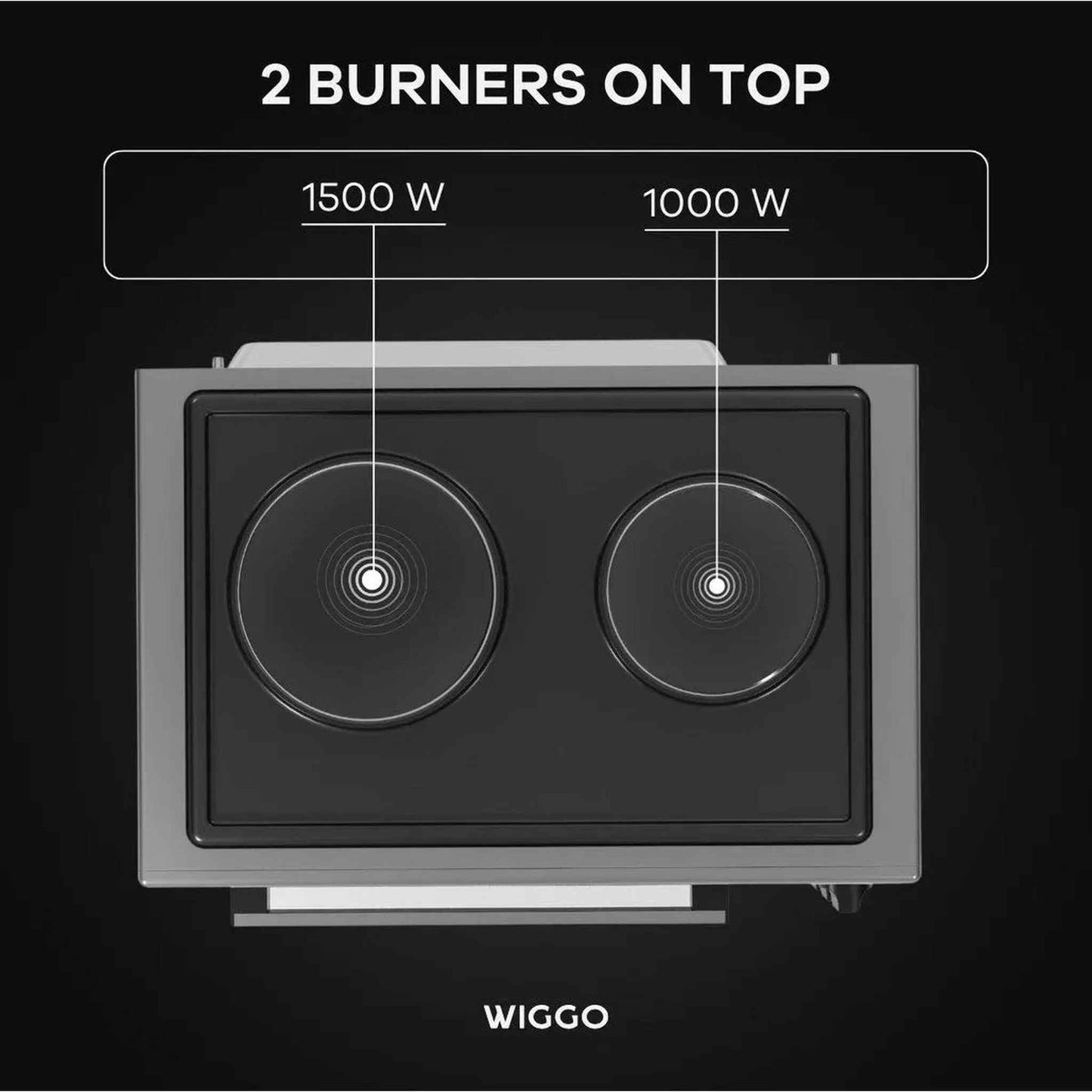 Wiggo WMO-E4562H G - Vrijstaande oven