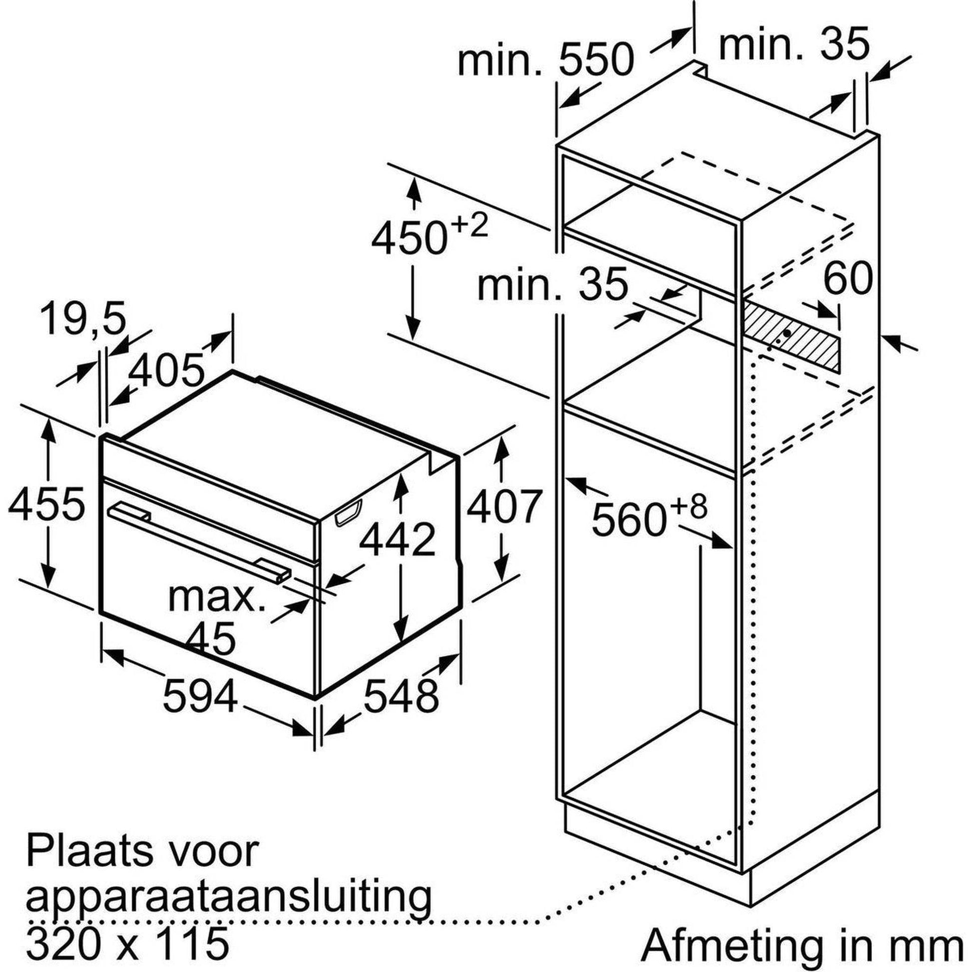 Siemens CS636GBS2 - Inbouw oven - met stoomfunctie