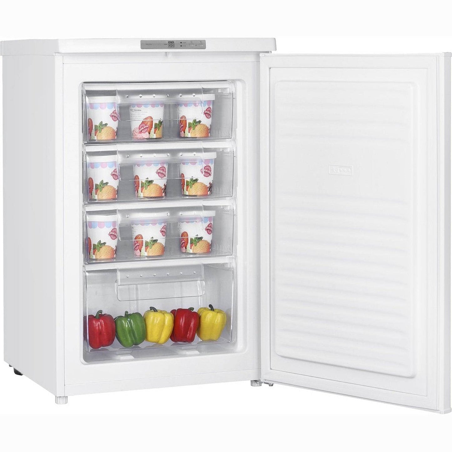 Wiggo WF-TT8D W - Vrijstaande vriezer