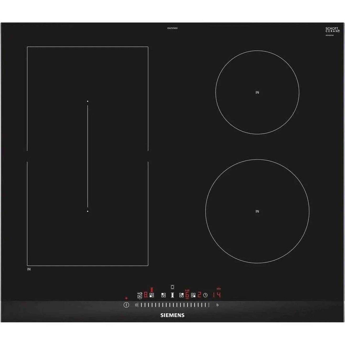 Siemens ED675FSB5E - Inductie kookplaat
