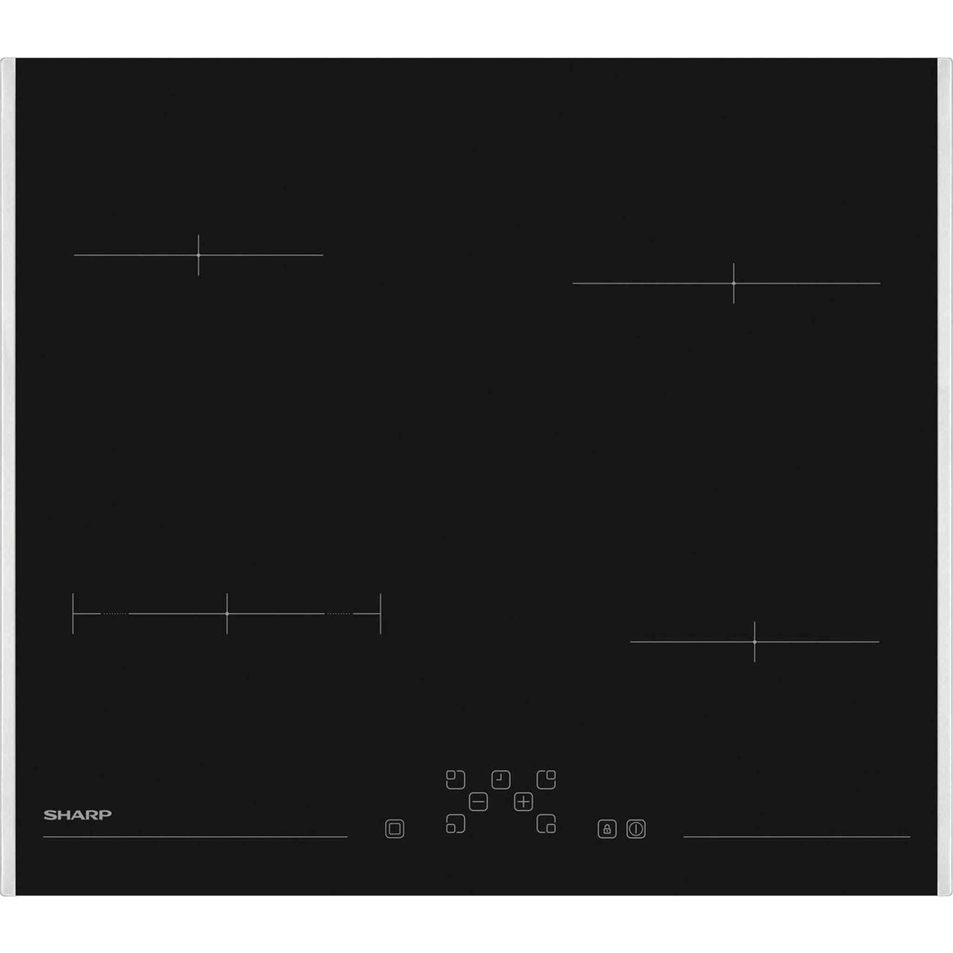 Sharp KH-6V08FT0K-EU - Keramische kookplaat