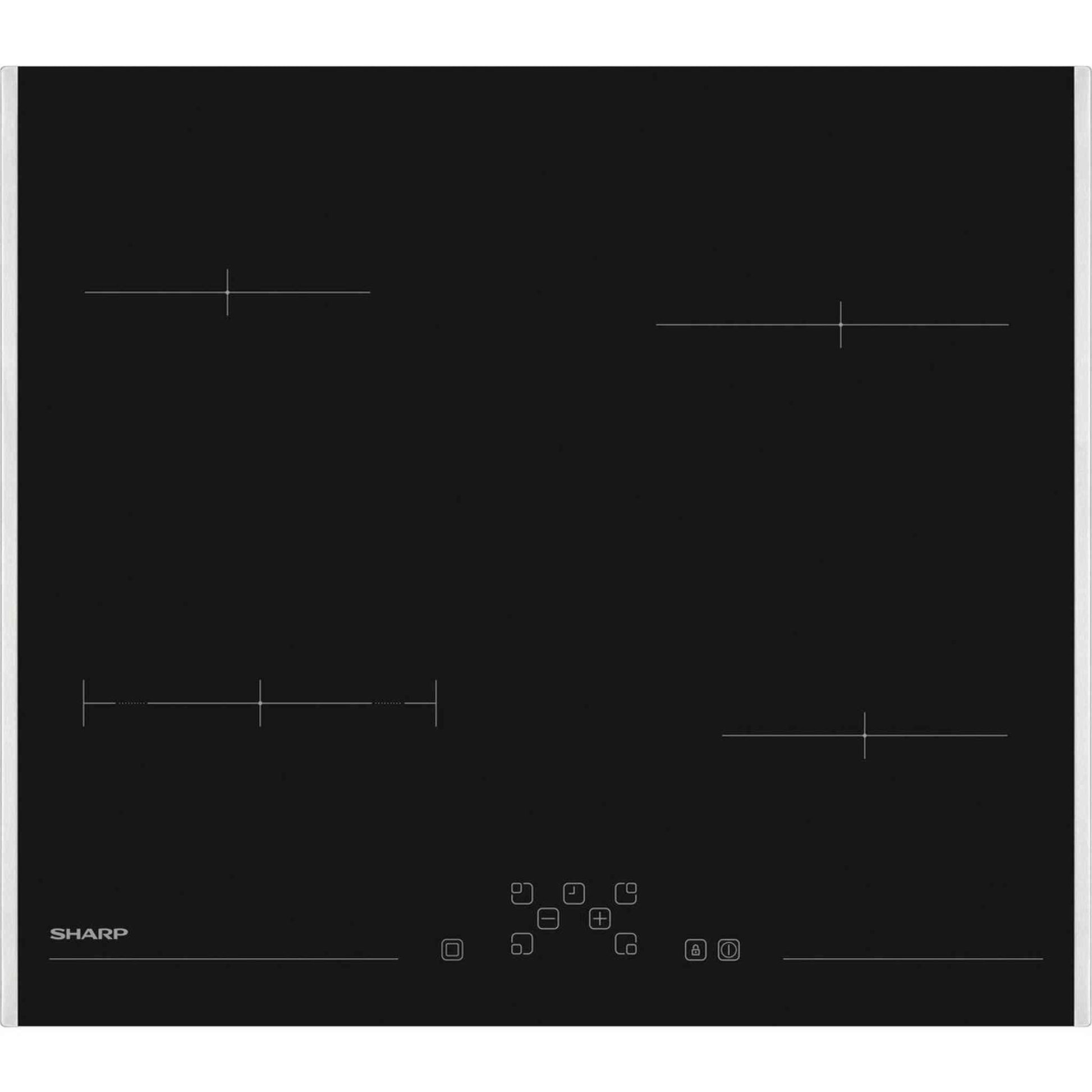 Sharp KH-6V08FT0K-EU - Keramische kookplaat