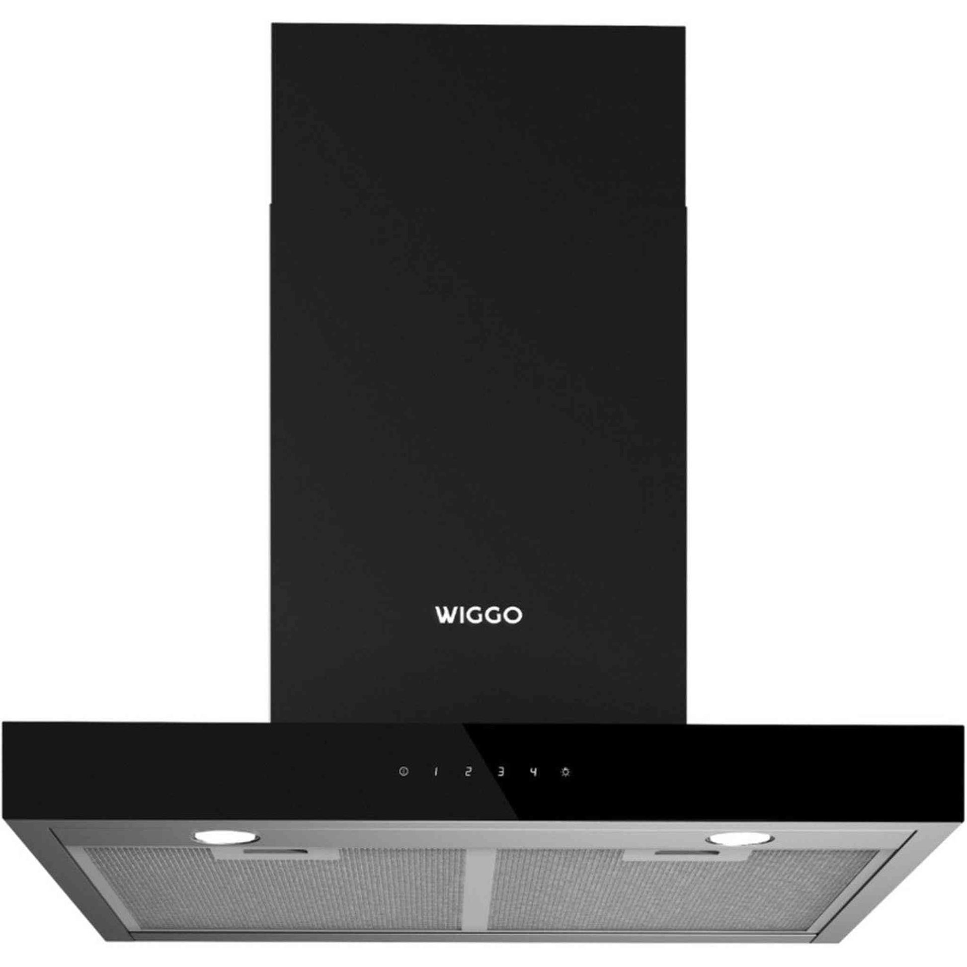 Wiggo WE-A641T B - Wandschouw Afzuigkap