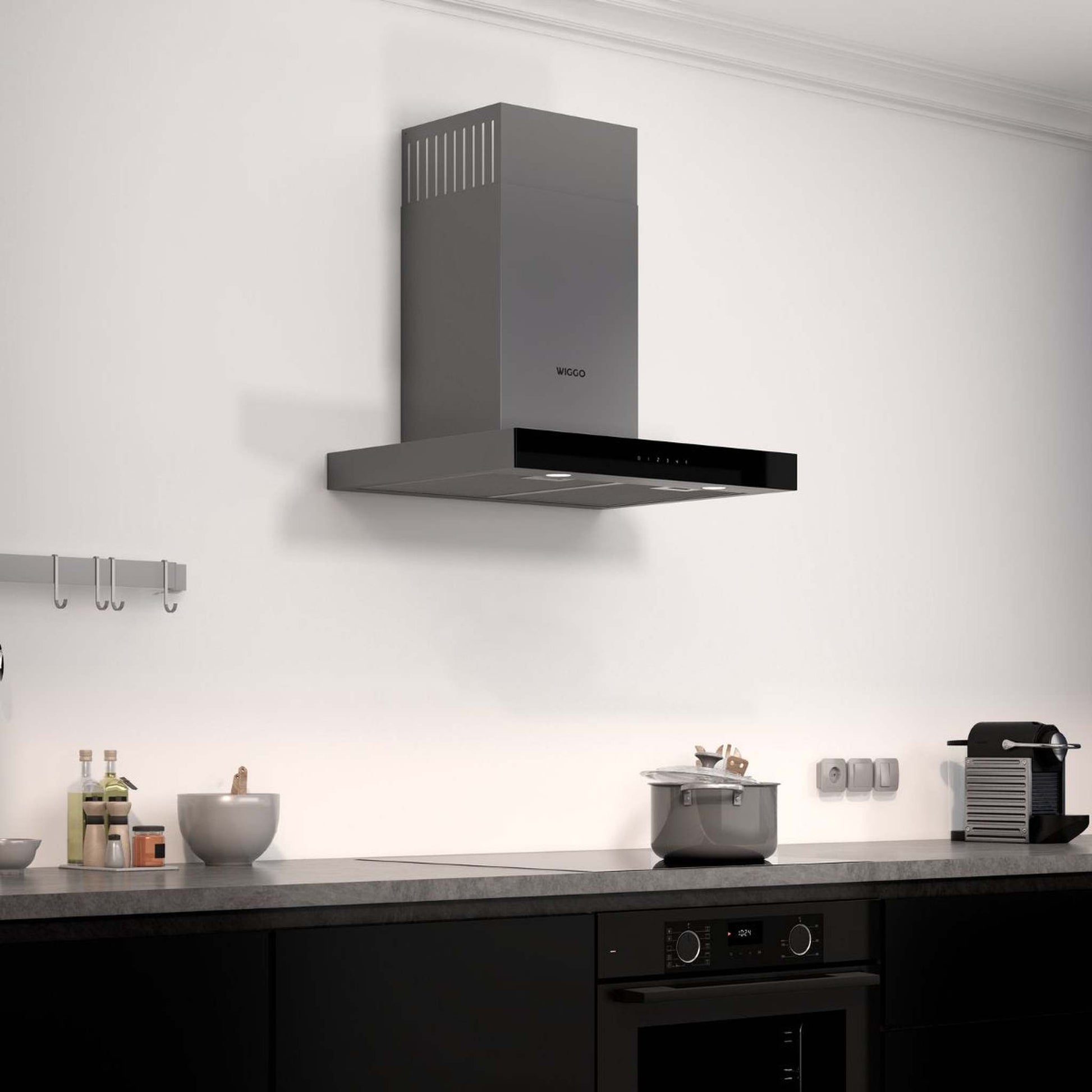 Wiggo WE-A641T X - Wandschouw Afzuigkap