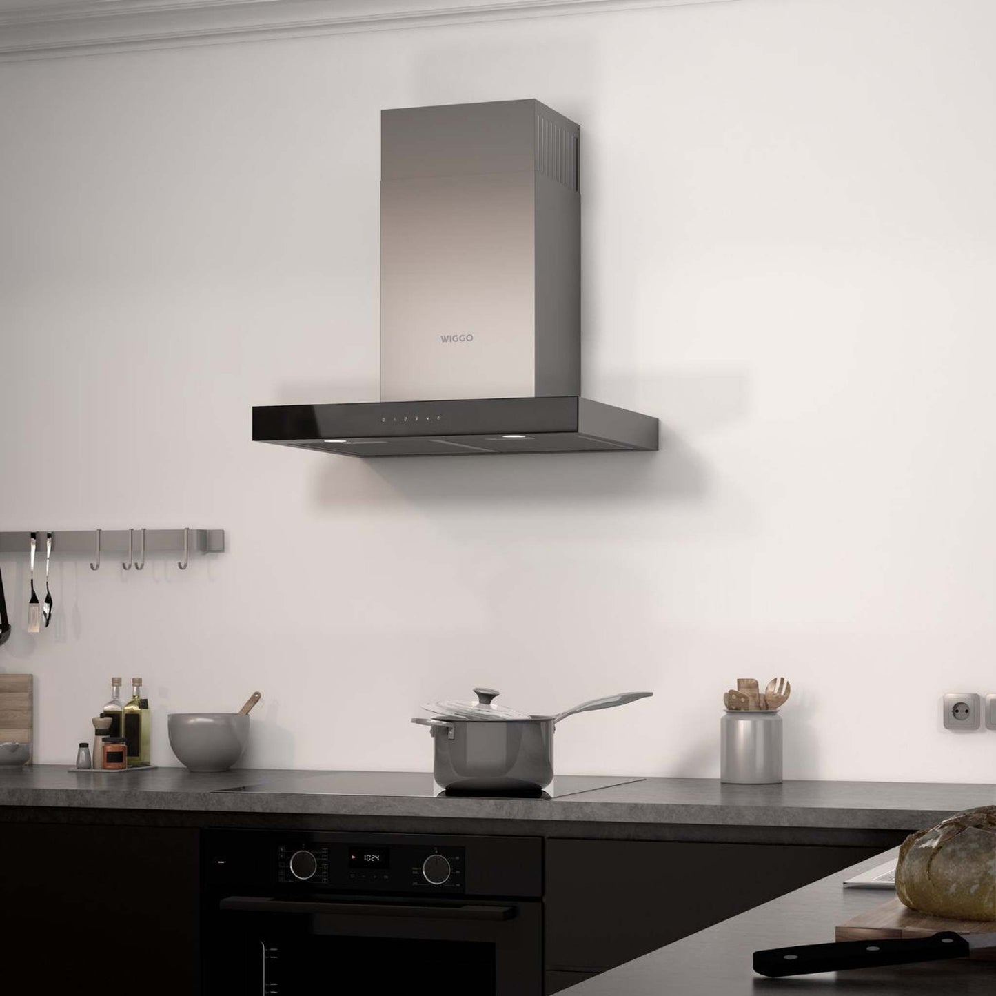 Wiggo WE-A641T X - Wandschouw Afzuigkap