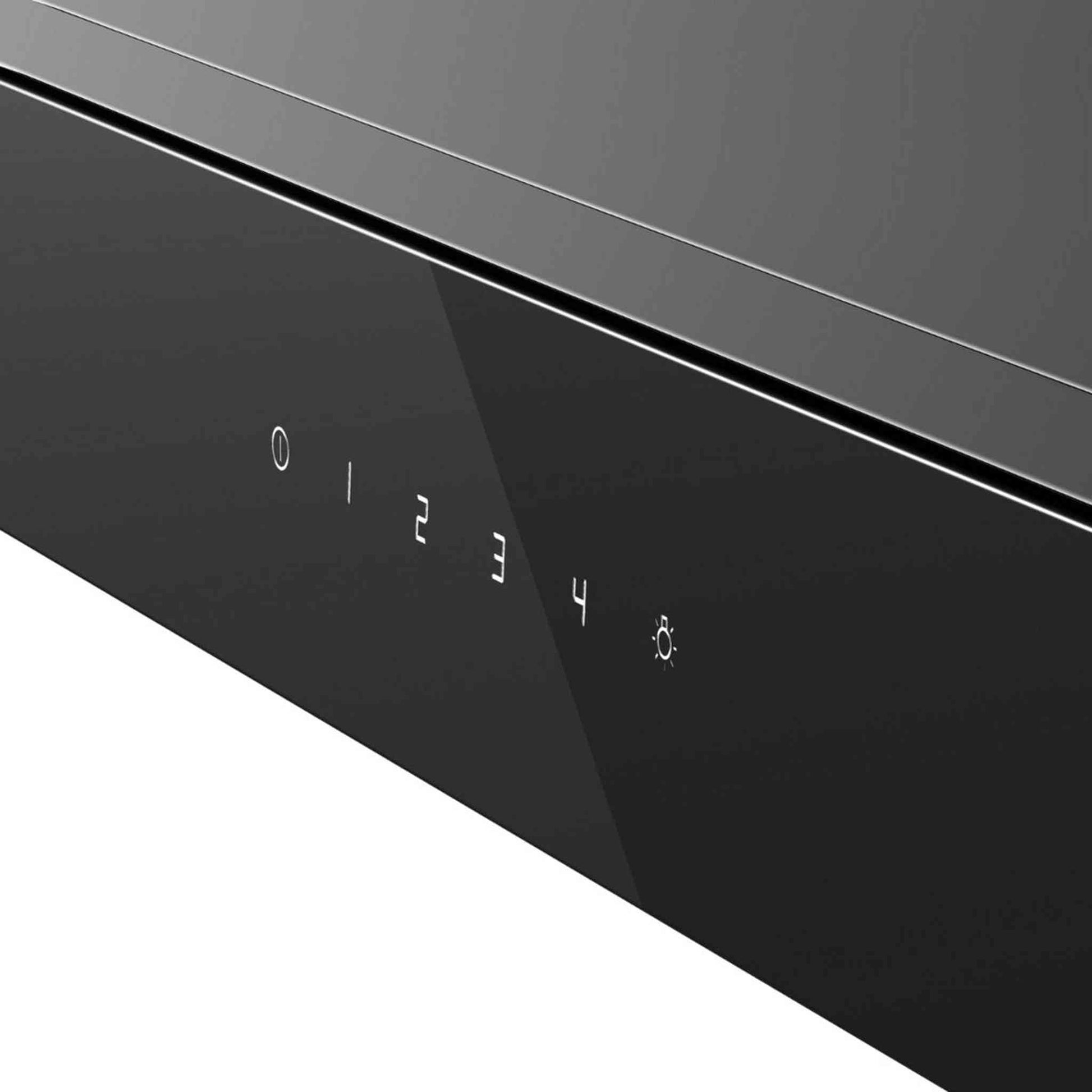 Wiggo WE-A641T B - Wandschouw Afzuigkap