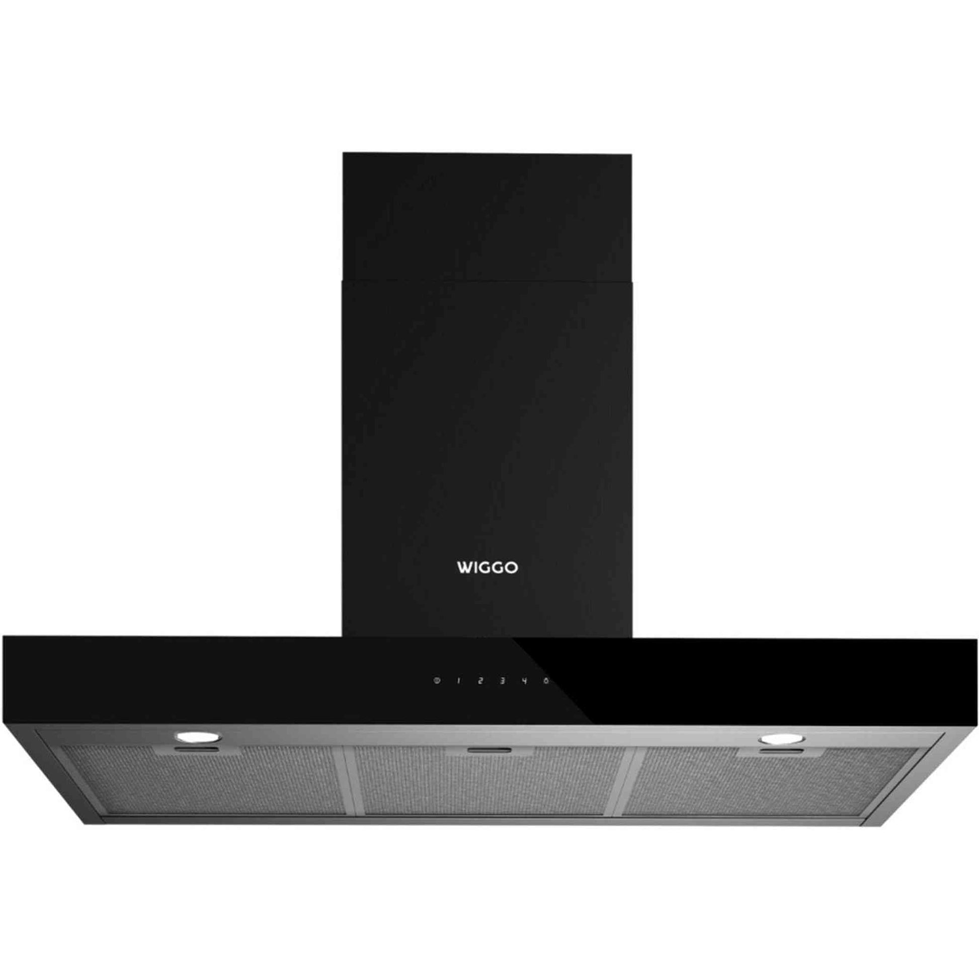 Wiggo WE-A941T B - Wandschouw Afzuigkap