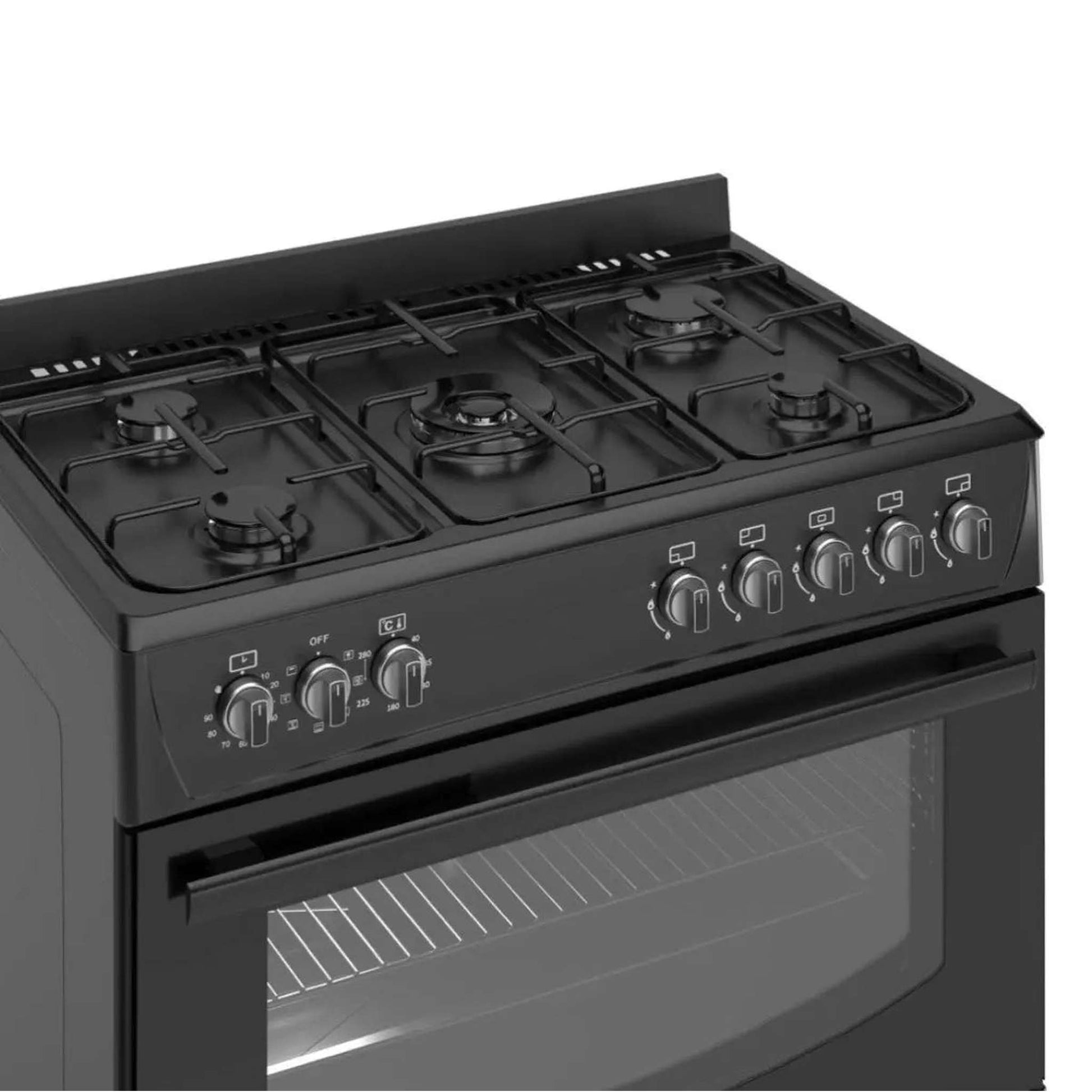 Wiggo WO-E905R BB - Gasfornuis