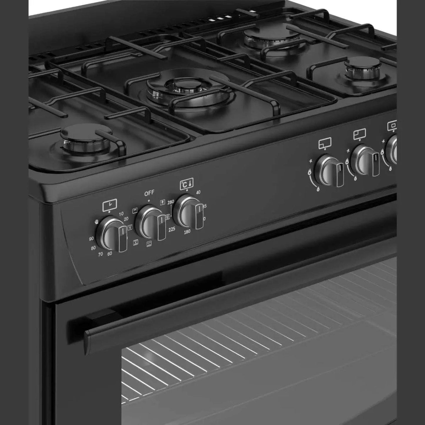 Wiggo WO-E905R BB - Gasfornuis