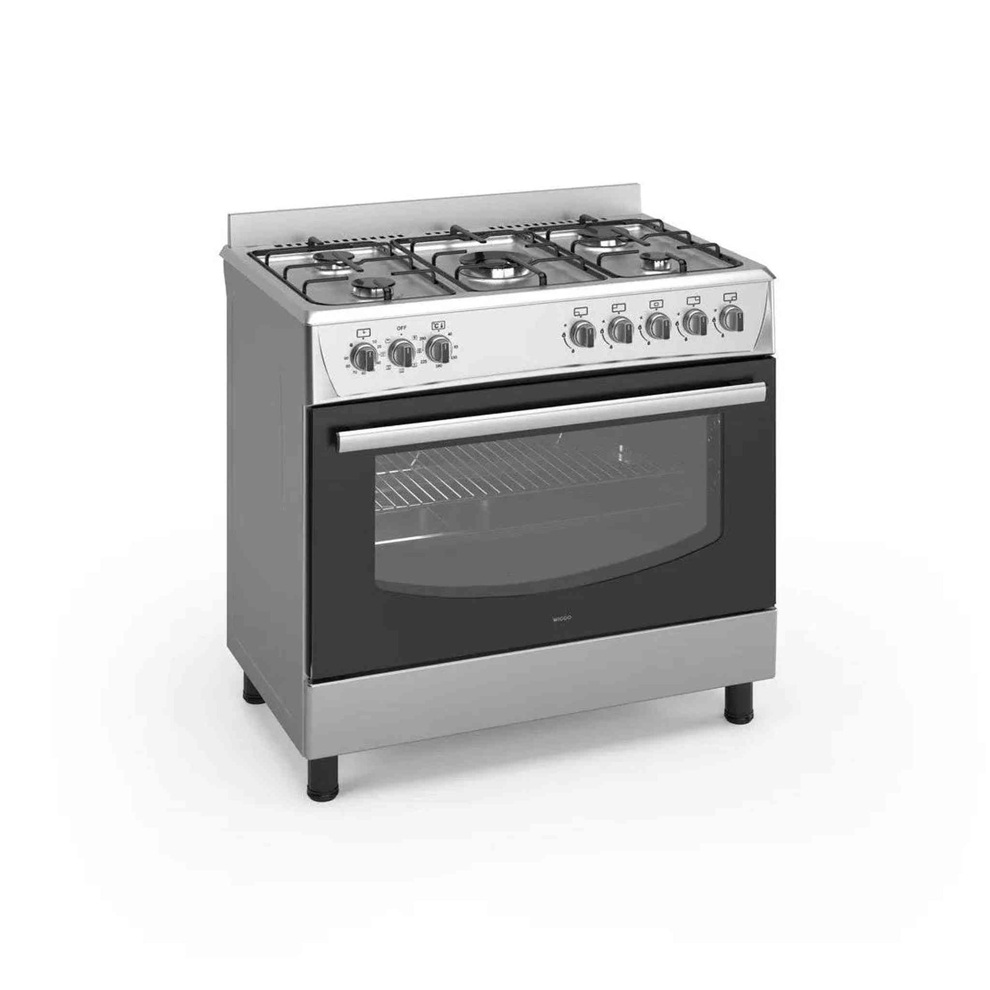 Wiggo WO-E905R XX - Gasfornuis