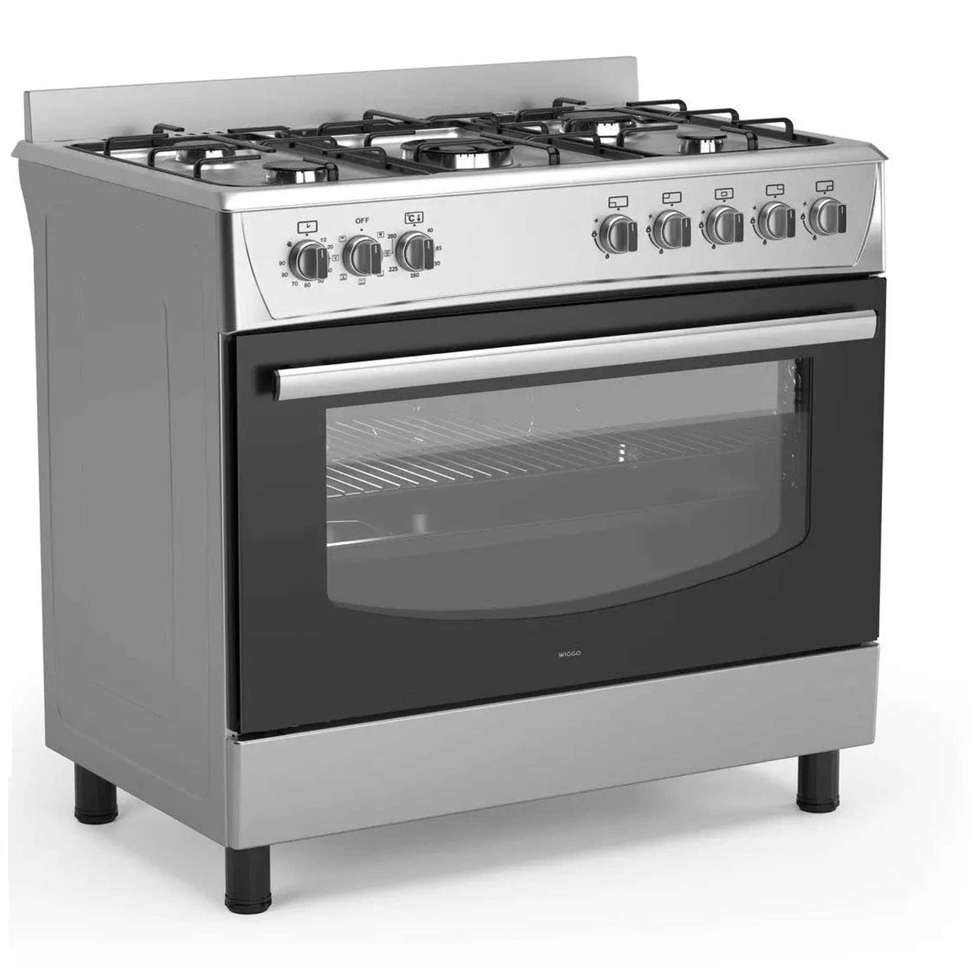 Wiggo WO-E905R XX - Gasfornuis