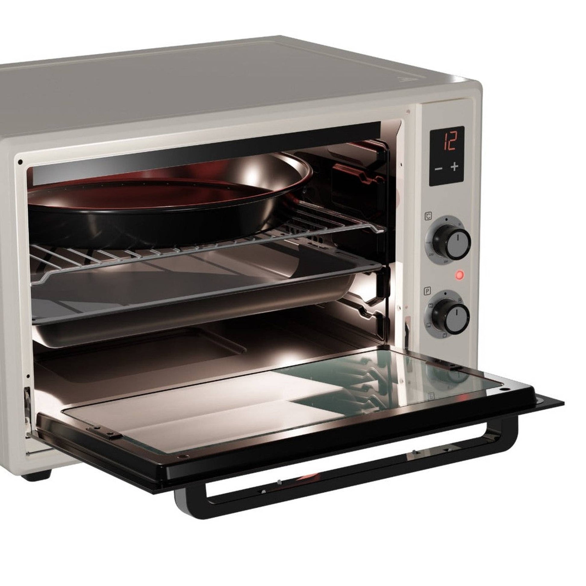 Wiggo WMO-E657 C - Vrijstaande oven