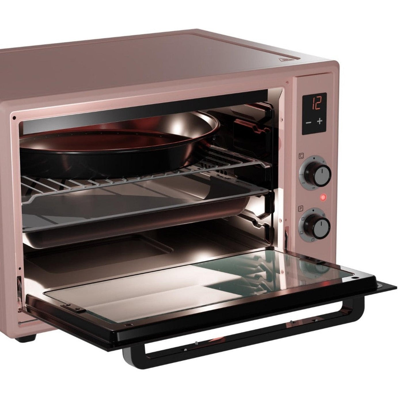 Wiggo WMO-E657 P - Vrijstaande oven