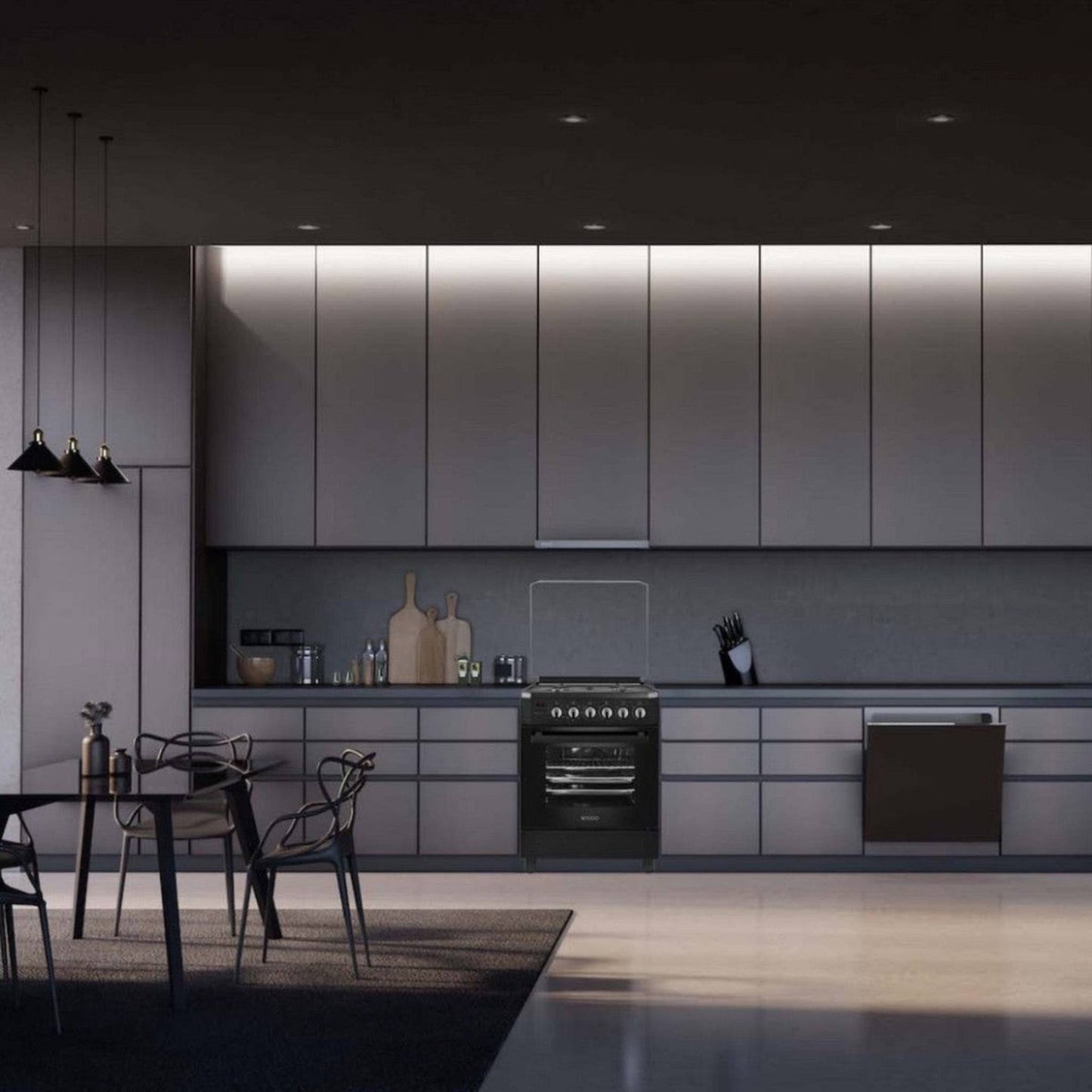 Wiggo WO-E609R XX - Gasfornuis