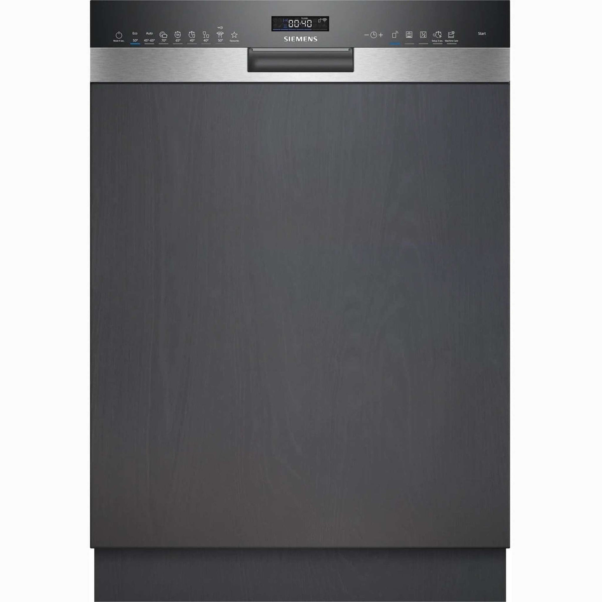 Siemens SN55ES08CE - Inbouw vaatwasser - Half geïntegreerd