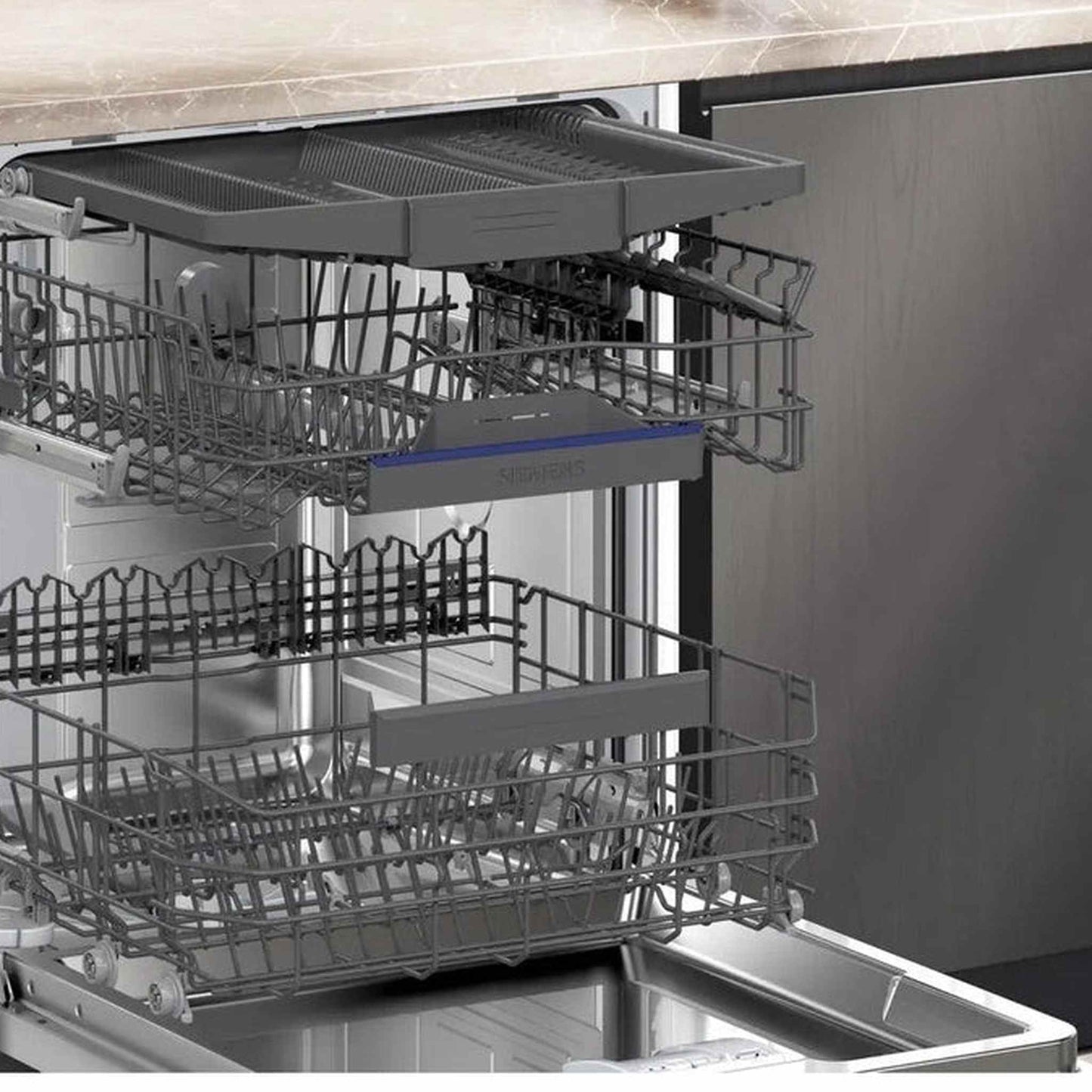 Siemens SN55ES08CE - Inbouw vaatwasser - Half geïntegreerd