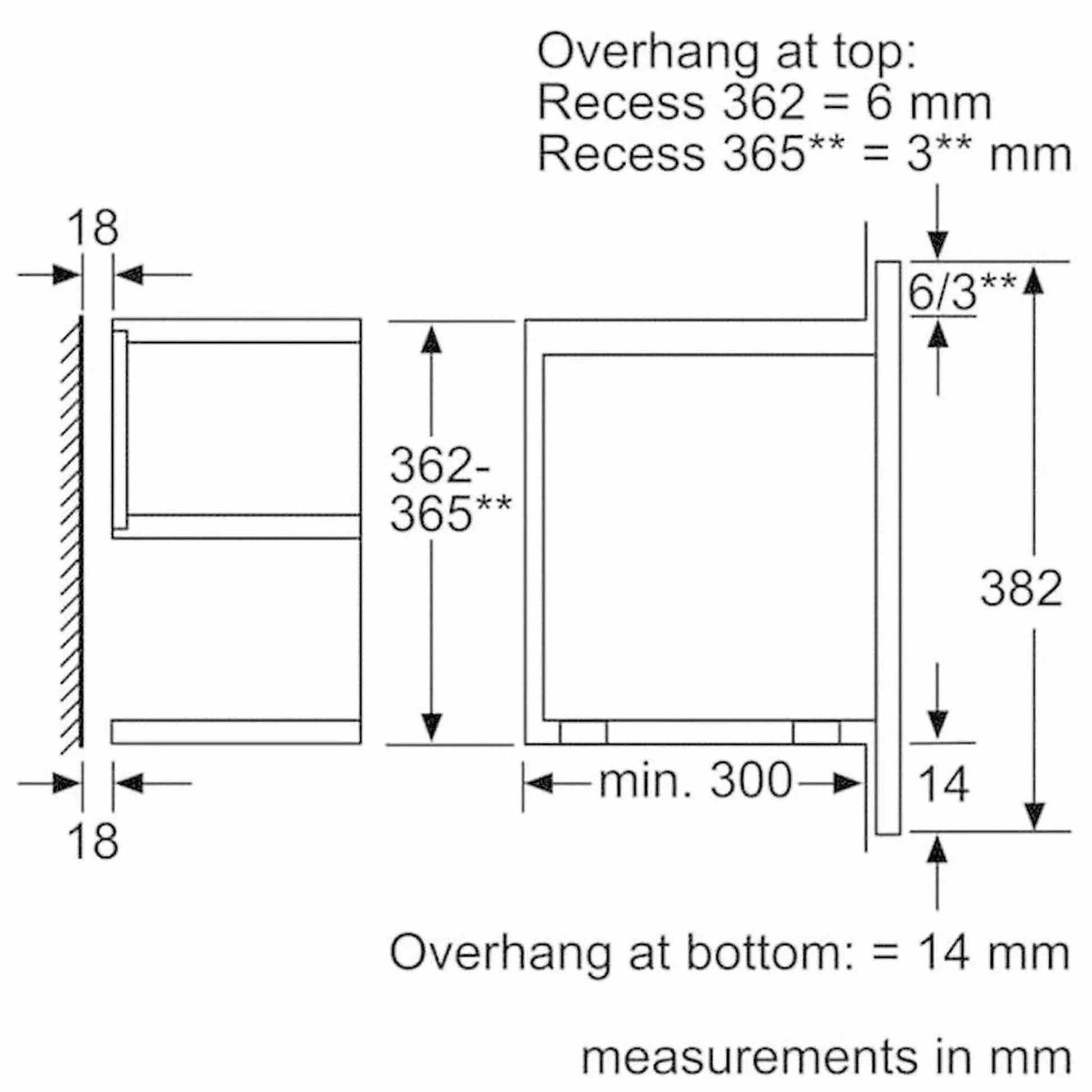 Bosch BFL634GW1 - Inbouw magnetron - met grillfunctie