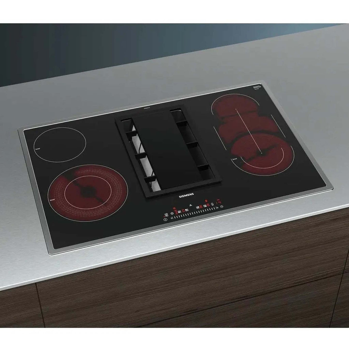 Siemens ET845FM11E - Keramische kookplaat - Ingebouwde afzuiging