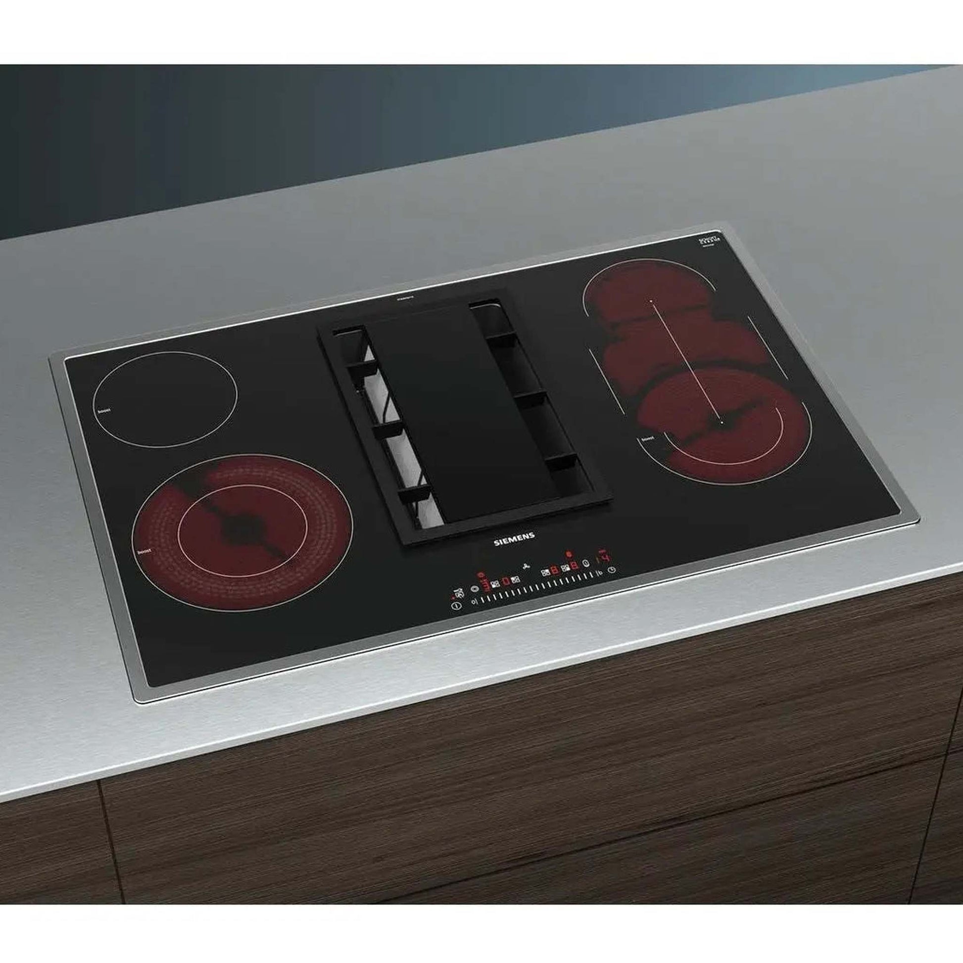 Siemens ET845FM11E - Keramische kookplaat - Ingebouwde afzuiging