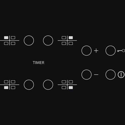 Whirlpool AKT801/NE - Inductie kookplaat