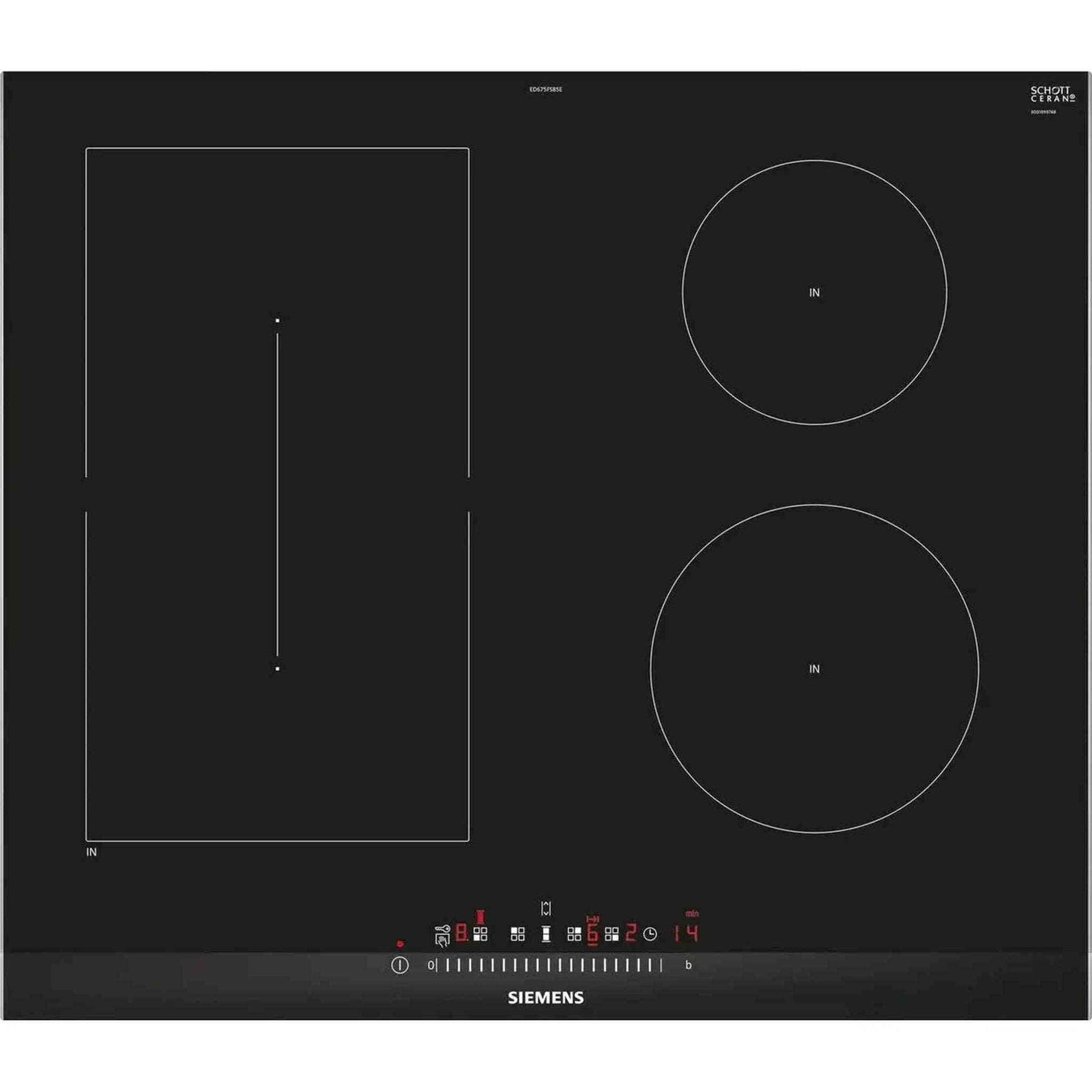 Siemens ED675FSB5E - Inductie kookplaat