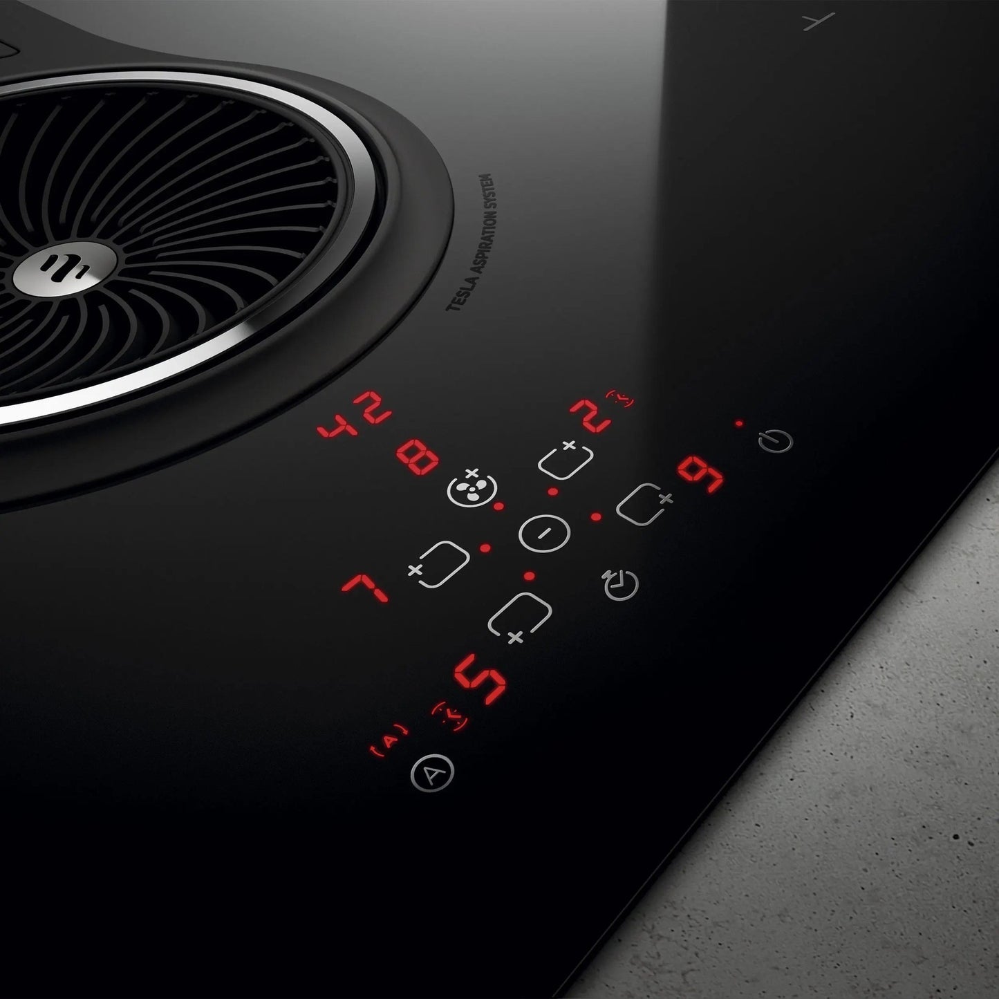 Elica One BL/A/83 - Inductie kookplaat - Ingebouwde afzuiging