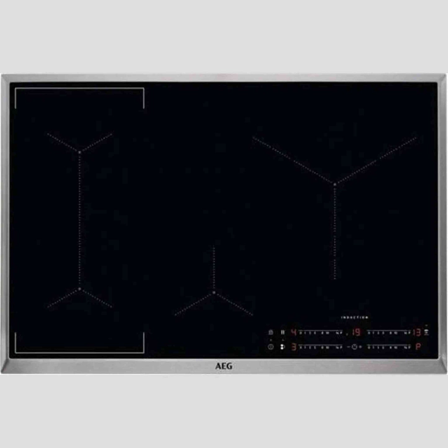 AEG IKE84445XB - Inductie kookplaat - Ingebouwde afzuiging