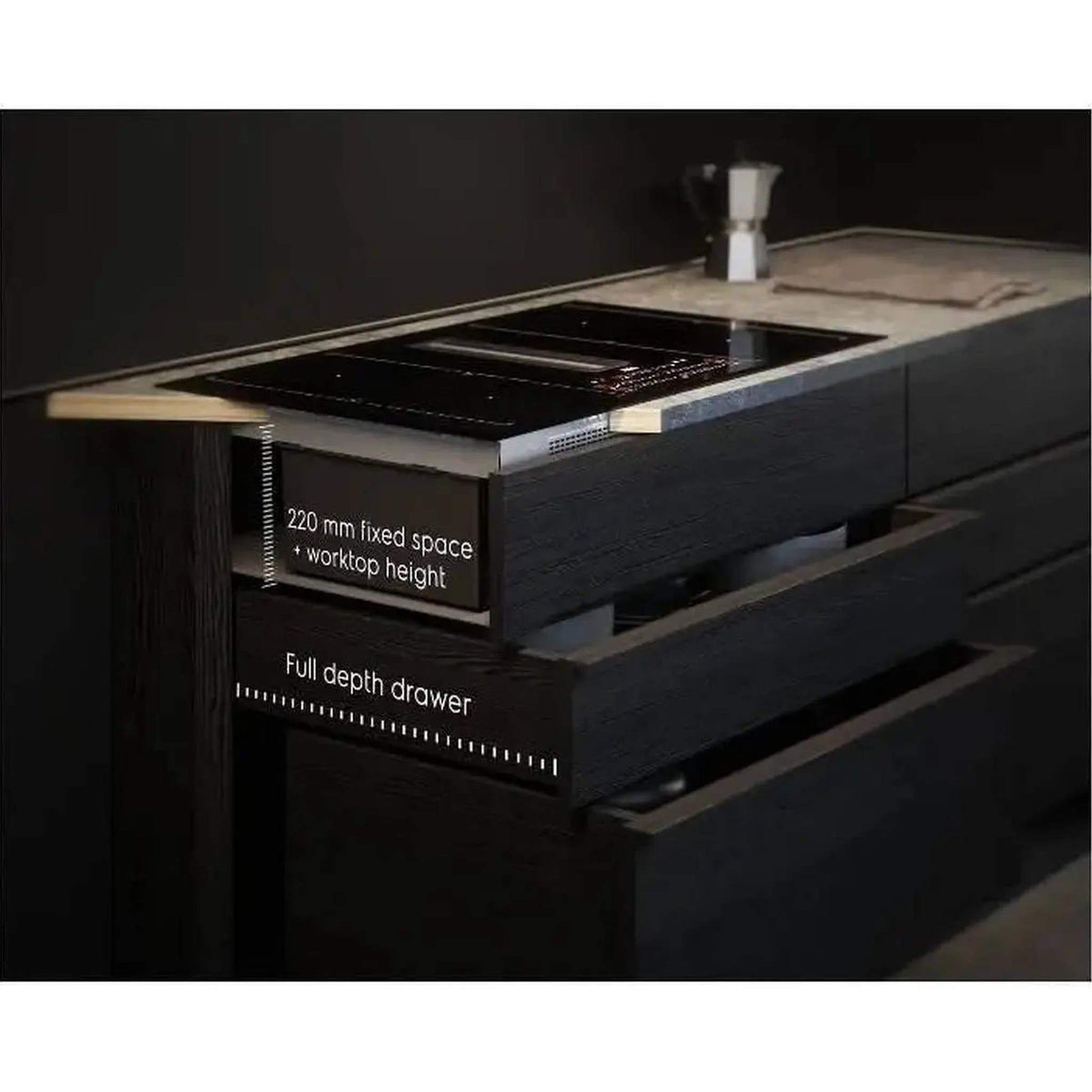 AEG CCE84543CB - Inductie kookplaat - Ingebouwde afzuiging