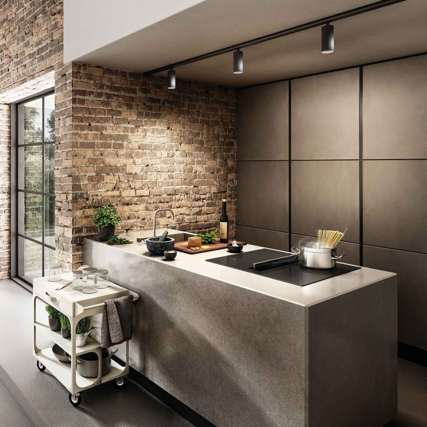 Elica Fit BL/A/72 - Inductie kookplaat - Ingebouwde afzuiging