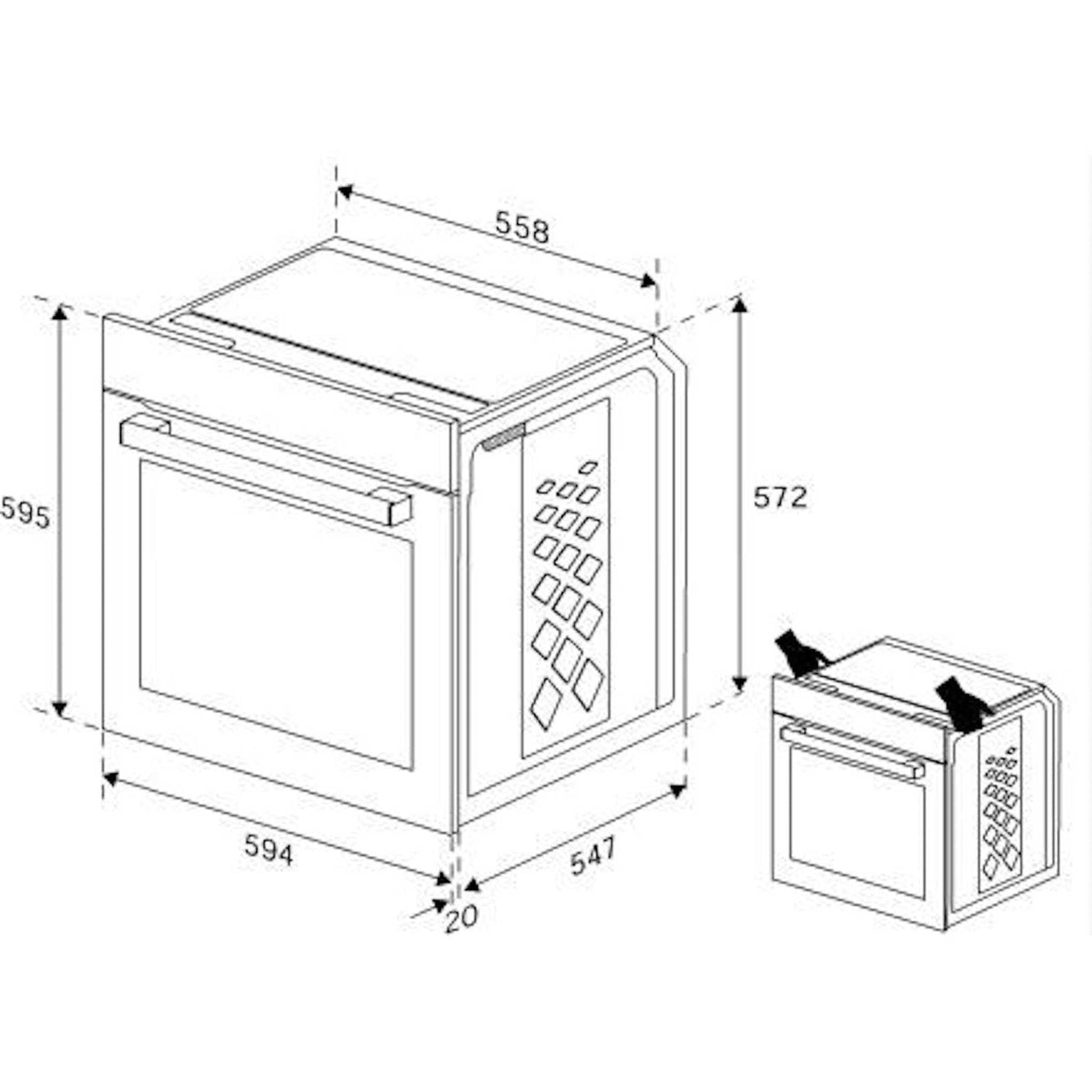 Beko BBVM17400BDS - Inbouw oven