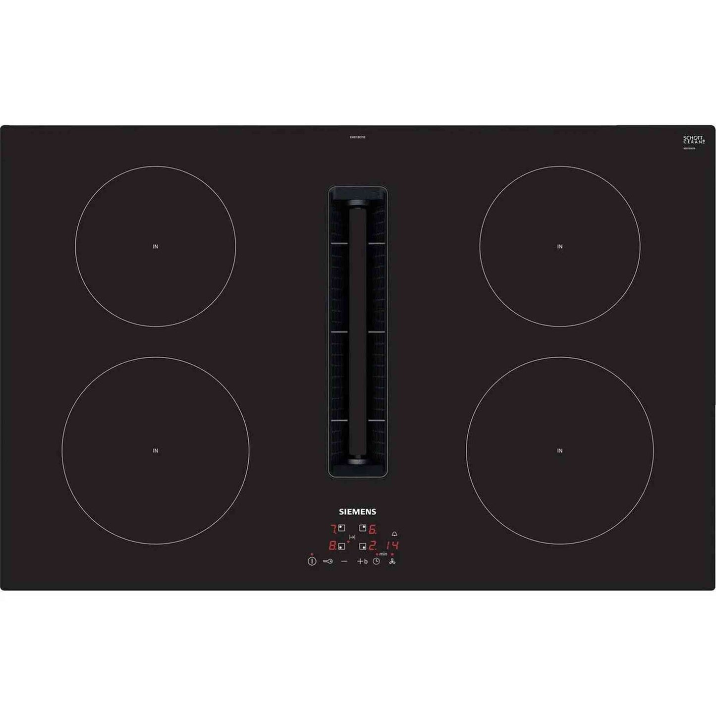 Siemens EH811BE15E - Inductie kookplaat - Ingebouwde afzuiging
