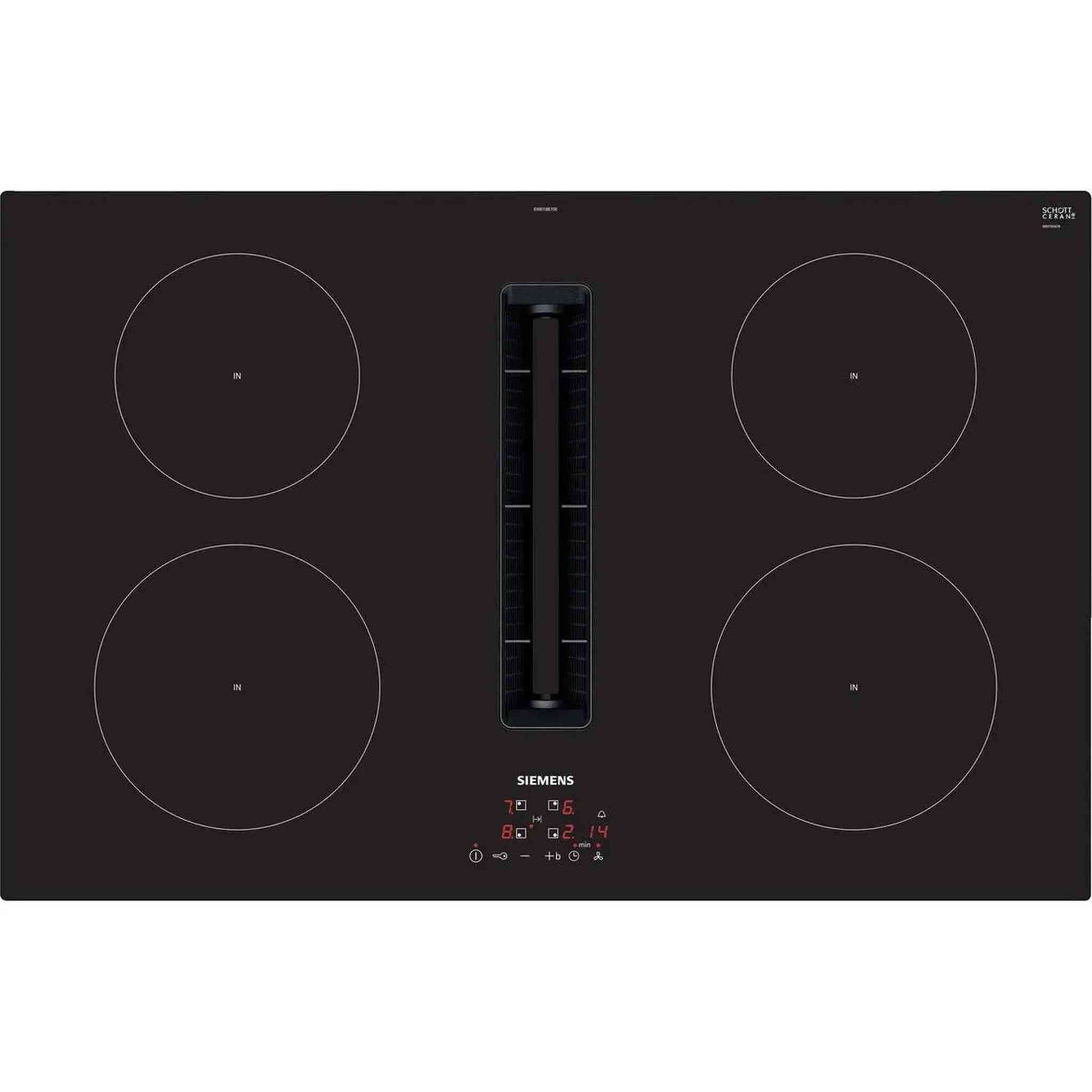Siemens EH811BE15E - Inductie kookplaat - Ingebouwde afzuiging
