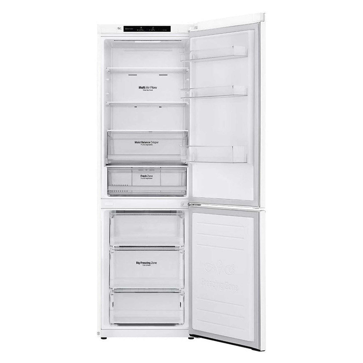 LG GBB61SWJMN - Koel-vriescombinatie - No Frost