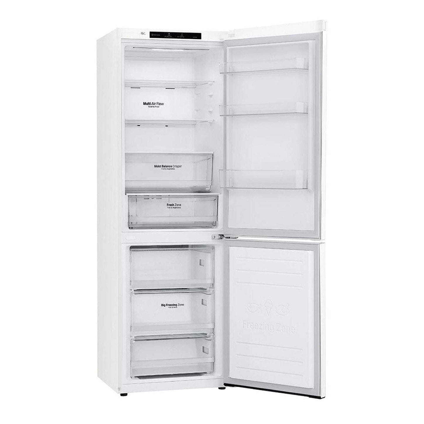 LG GBB61SWJMN - Koel-vriescombinatie - No Frost