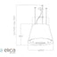 Elica EASY UX WH/F/50 - Eiland Afzuigkap