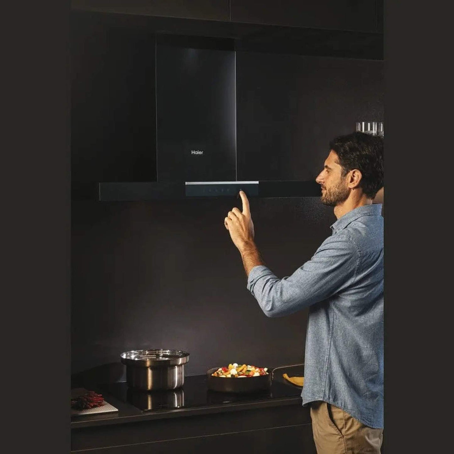 Haier HATS9DS46B - Wandschouw Afzuigkap