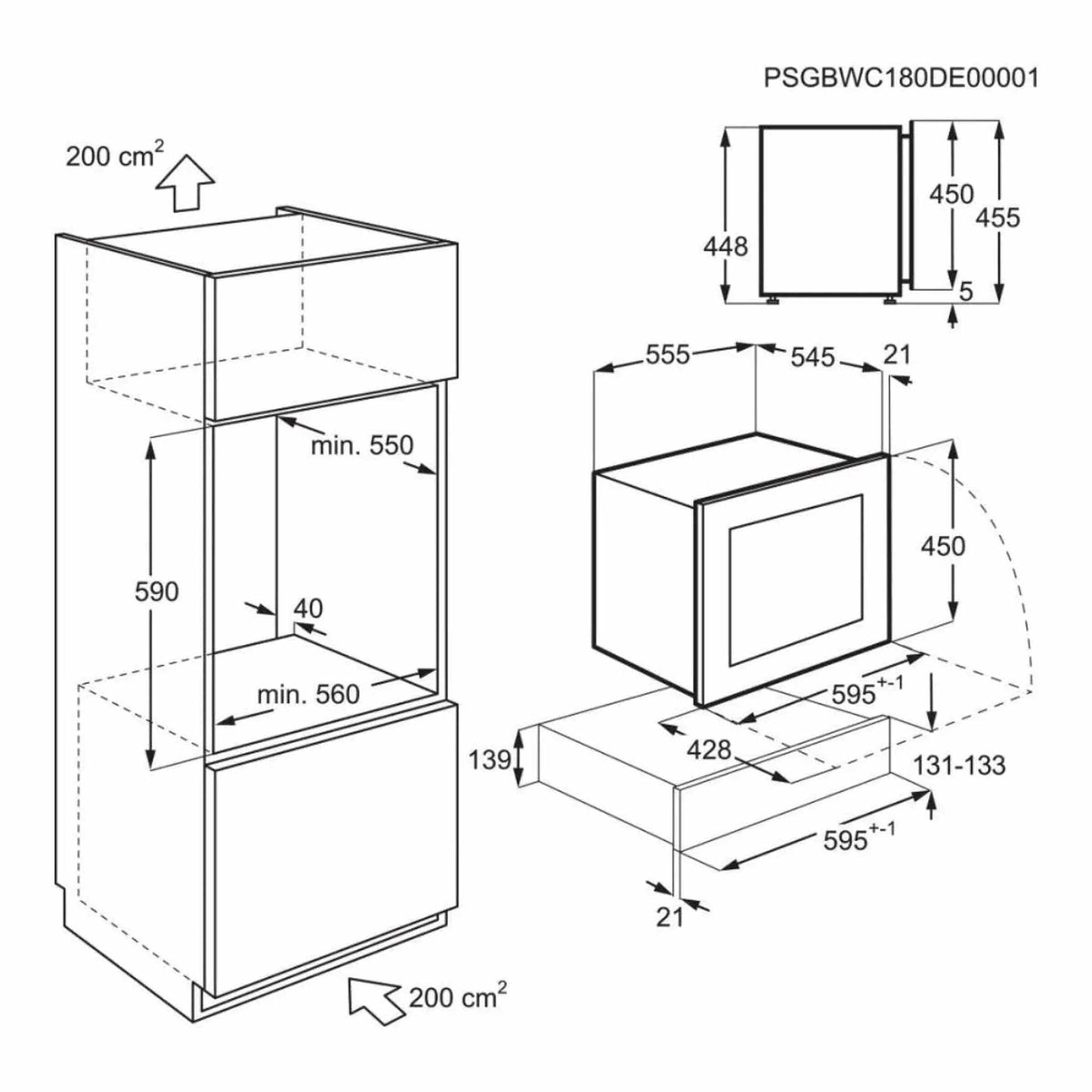 AEG KWK884520T - Wijnkoeling - Capaciteit: 18 flessen