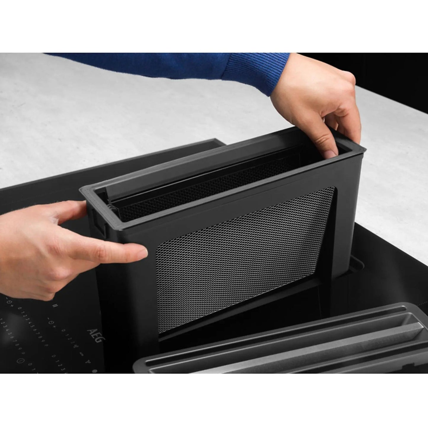 AEG CCE84779CB - Inductie kookplaat - Ingebouwde afzuiging