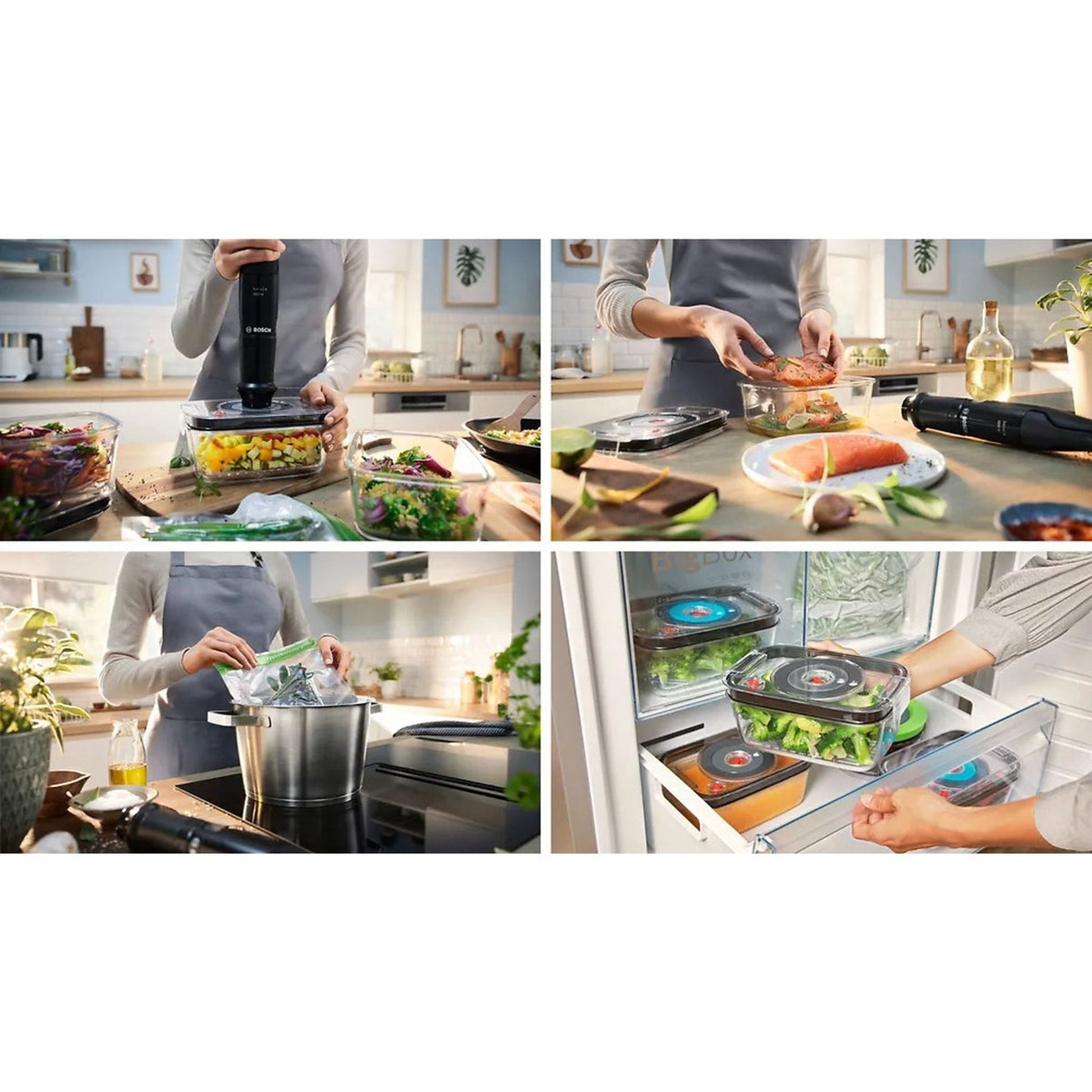 Bosch MSM4B6V2 – Staafmixer – 1000 W, roestvrij staal, traploze snelheidsinstelling