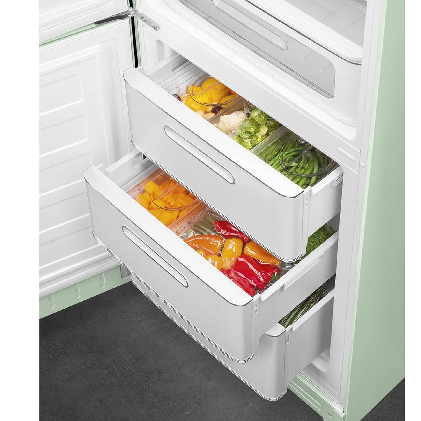 Smeg FAB32LPG5 - Koel-vriescombinatie - No Frost