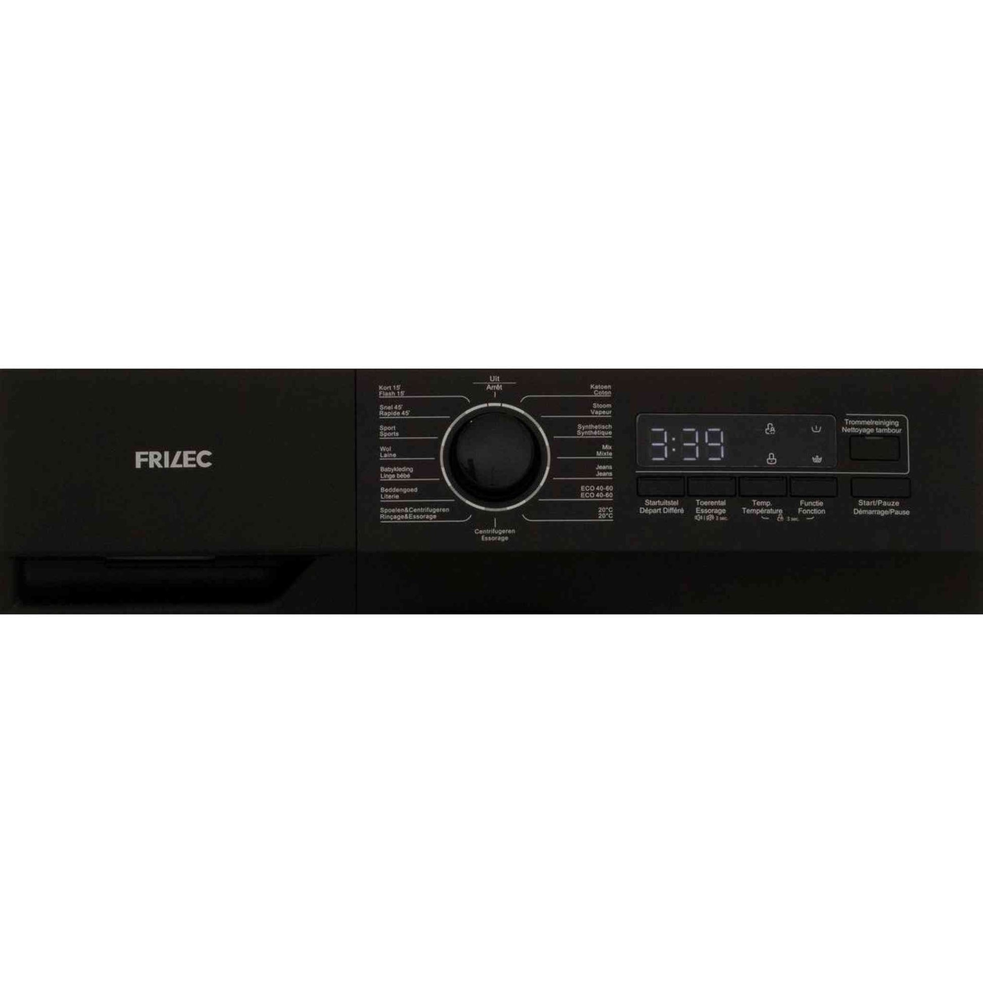 Frilec KOBLENZ9214WA-030B – Wasmachine – Stil en zuinig met 49 kWh per 100 cycli